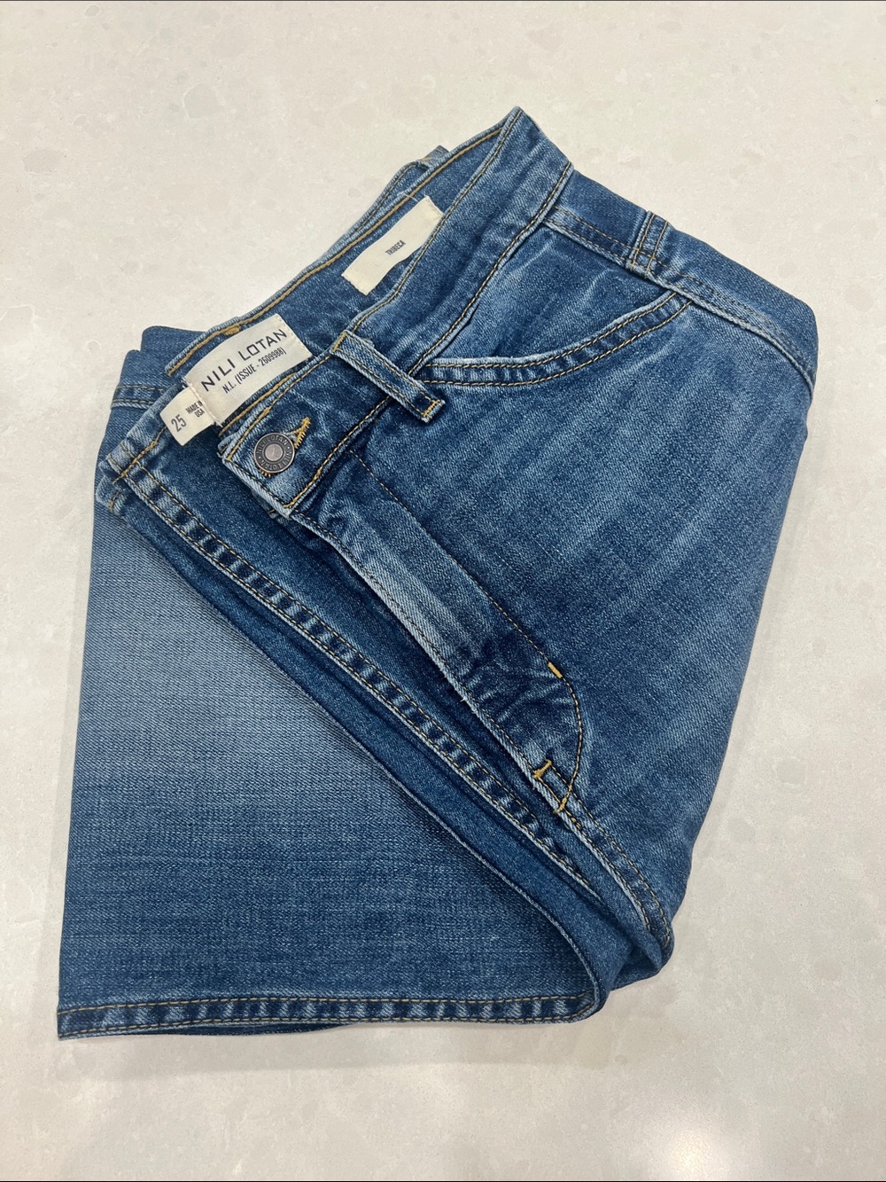 Nili Lotan Blue Denim Jeans